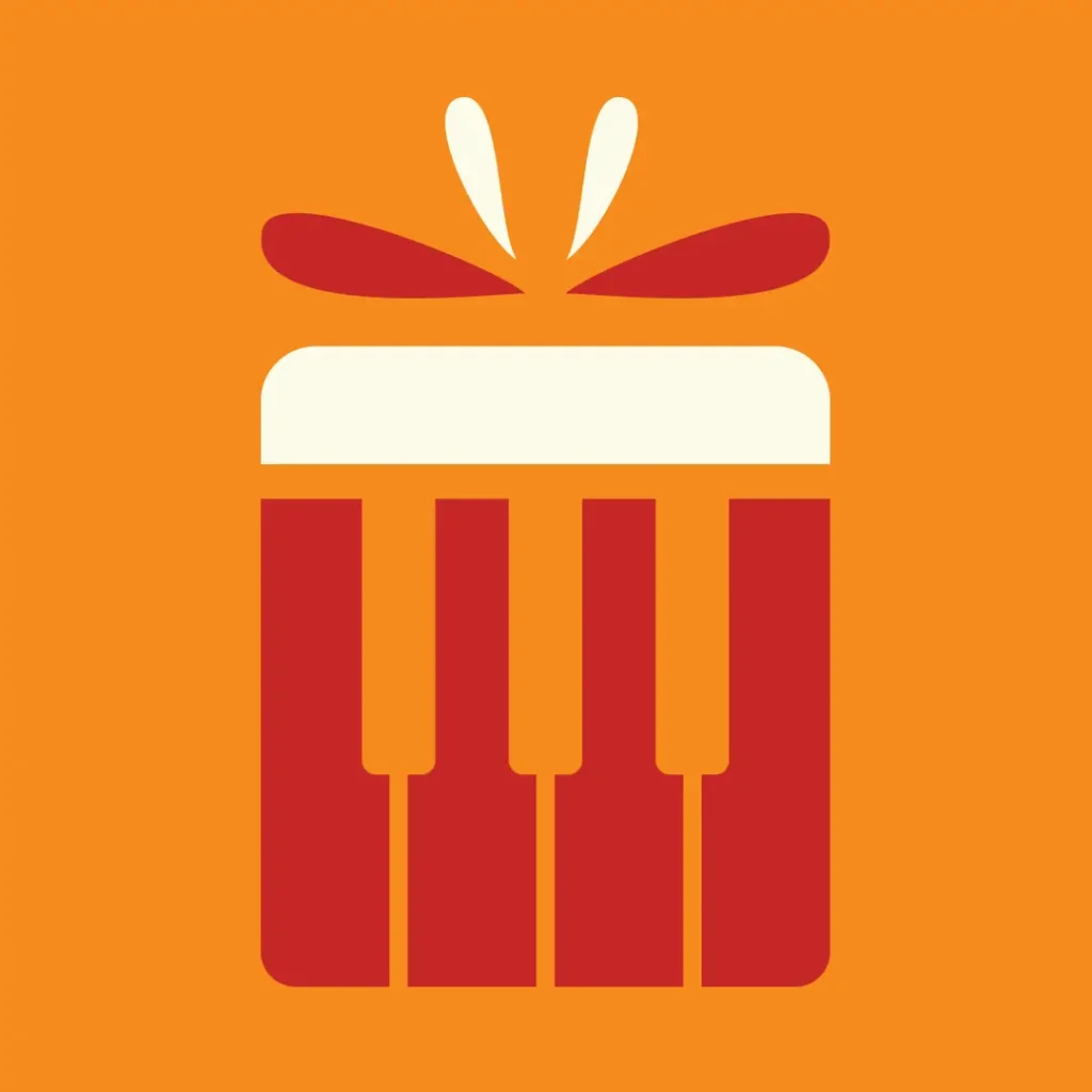 Dos y cuarto iconos integrantes full color piano bkg