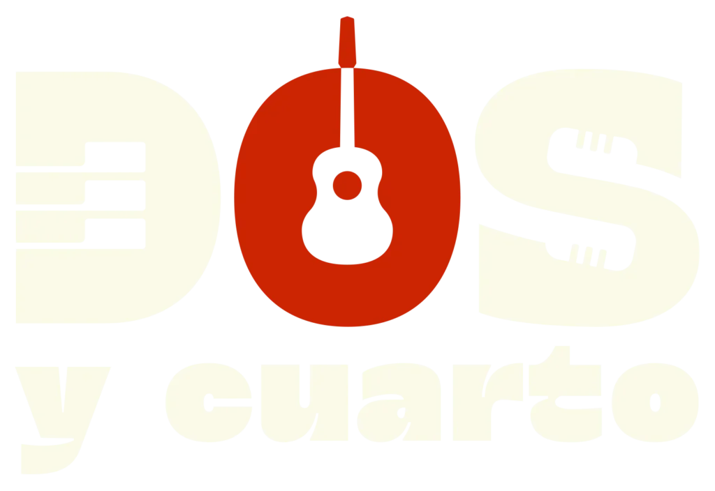 dos y cuarto logo grupo musical