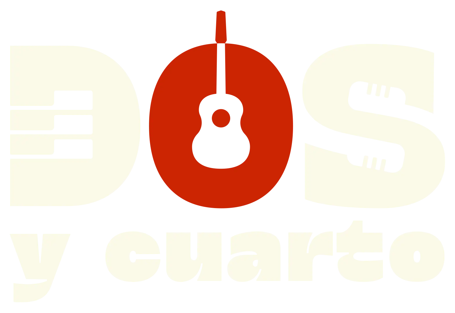 dos y cuarto logo grupo musical